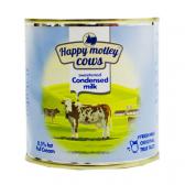 შესქელებული რძე 8,5%  370გრ․ Happy Motley Cows
